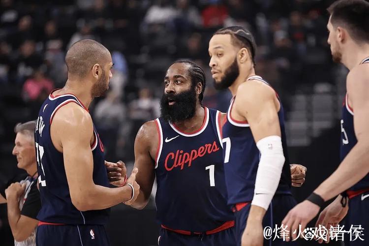 哈登创里程碑快船击败爵士终结连败 活塞力克奇才送对手8连败